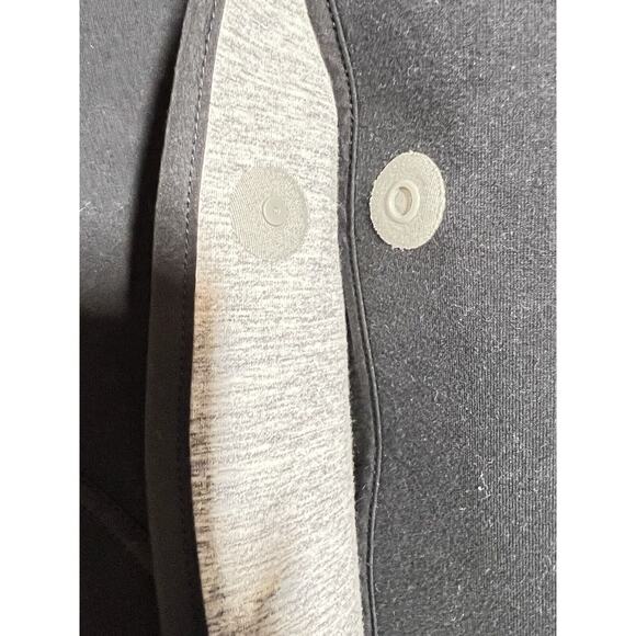 Lululemon EUC Black/Gray Reversible Urban Horizons Hooded Jacket L - Picture 4 of 15